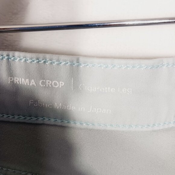 AG, Prima Crop Cigarette Leg, Mint Jeans, Size 28R, Mid Rise, Slim Fit - Picture 4 of 15
